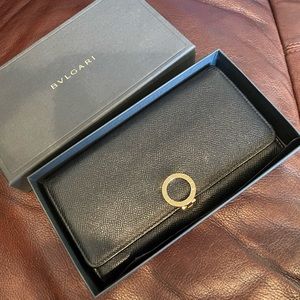 Authentic BVLGARI BVLGARI LARGE WALLET